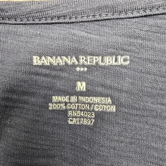 Women's Banana Republic Slate Blue Cut-Out Collar Shirt Dress | Size Medium - Picture 8 of 9